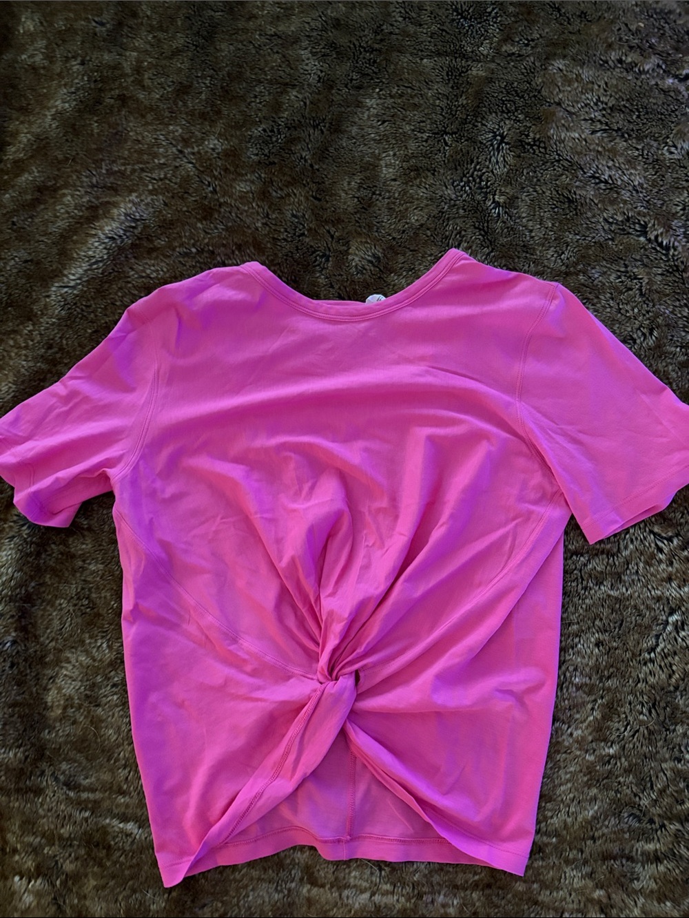 Lululemon Pink Twist-Front Women’s Top